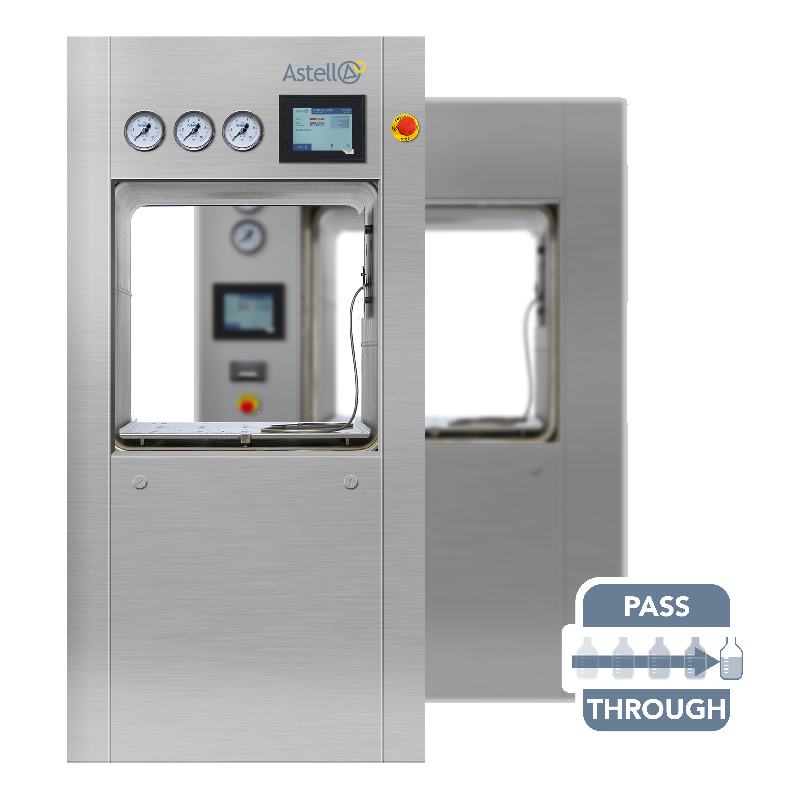250 - 1,200 Litre Double Door SQUARE Autoclave